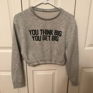 Zara Crop Sweatshirt